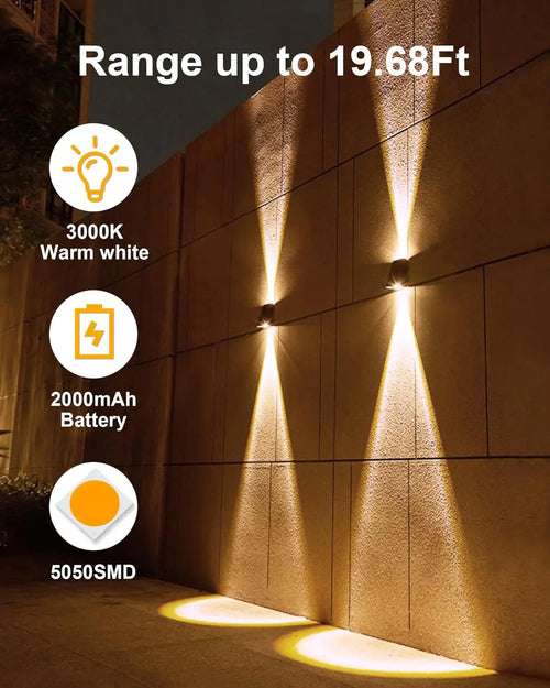 Modern Solar Wall Light – Outdoor Glow