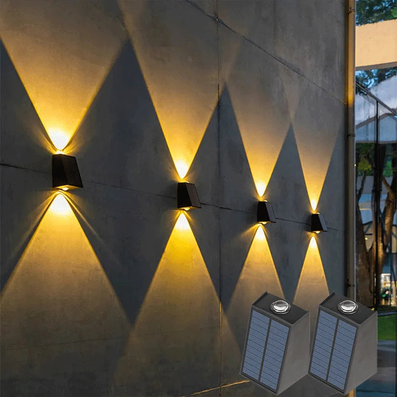 Modern Solar Wall Light – Outdoor Glow